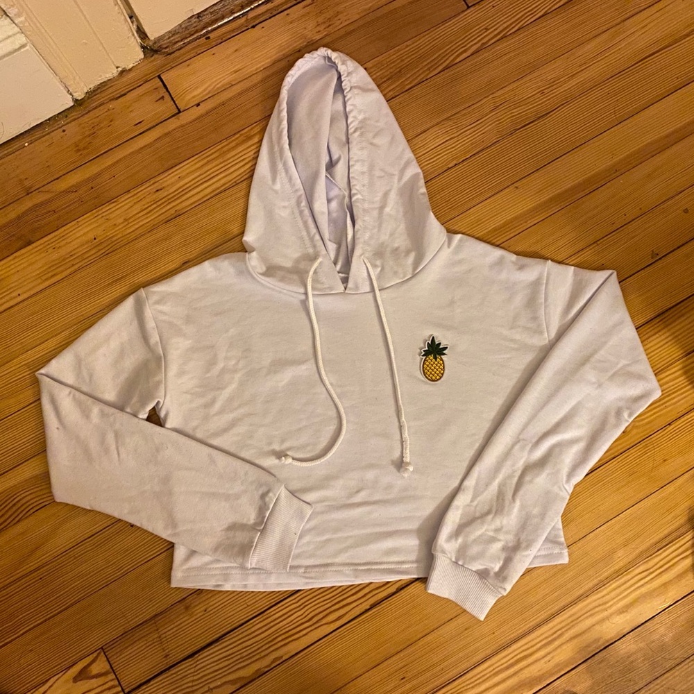 Cropped Pineapple Hoodie